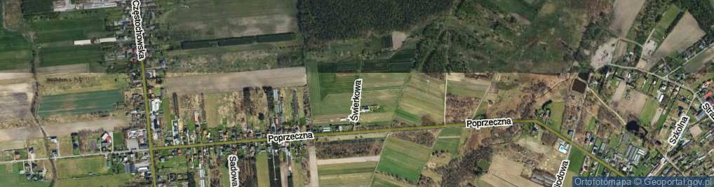 Zdjęcie satelitarne Świerkowa ul.